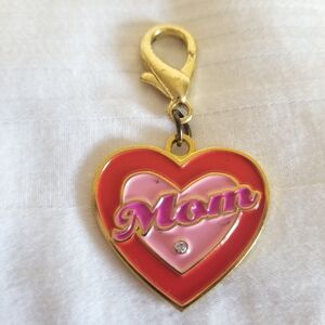 New Dog Cat Collar Charm Mom Heart